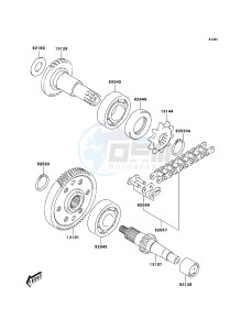 KFX50 KSF50-A3 EU drawing Transmission