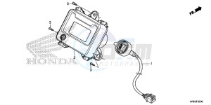 TRX500FA5H TRX500FA ED drawing METER