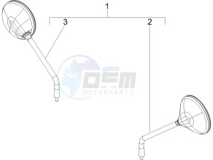 LXV 150 4T USA drawing Mirror