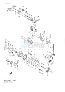 RM-Z 450 drawing GEAR SHIFTING L1