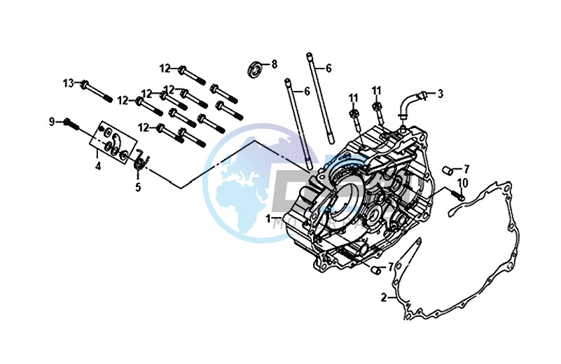 CRANKCASE RIGHT