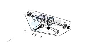 CROX 50 drawing CRANKSHAFT