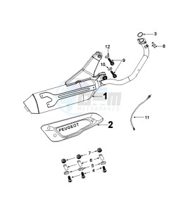 KISBEE 4TA OY X drawing EXHAUST SYSTEM