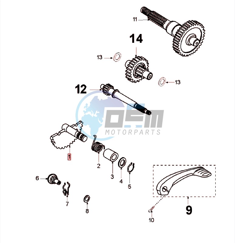 DRIVE SHAFTS / KICKSTARTER