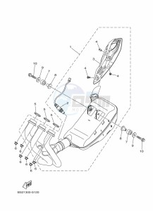 MT-09 MTN850-A (BS2V) drawing EXHAUST