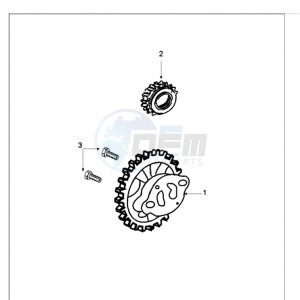 VIVA 3 L 50 4T SIXTIES drawing OIL PUMP