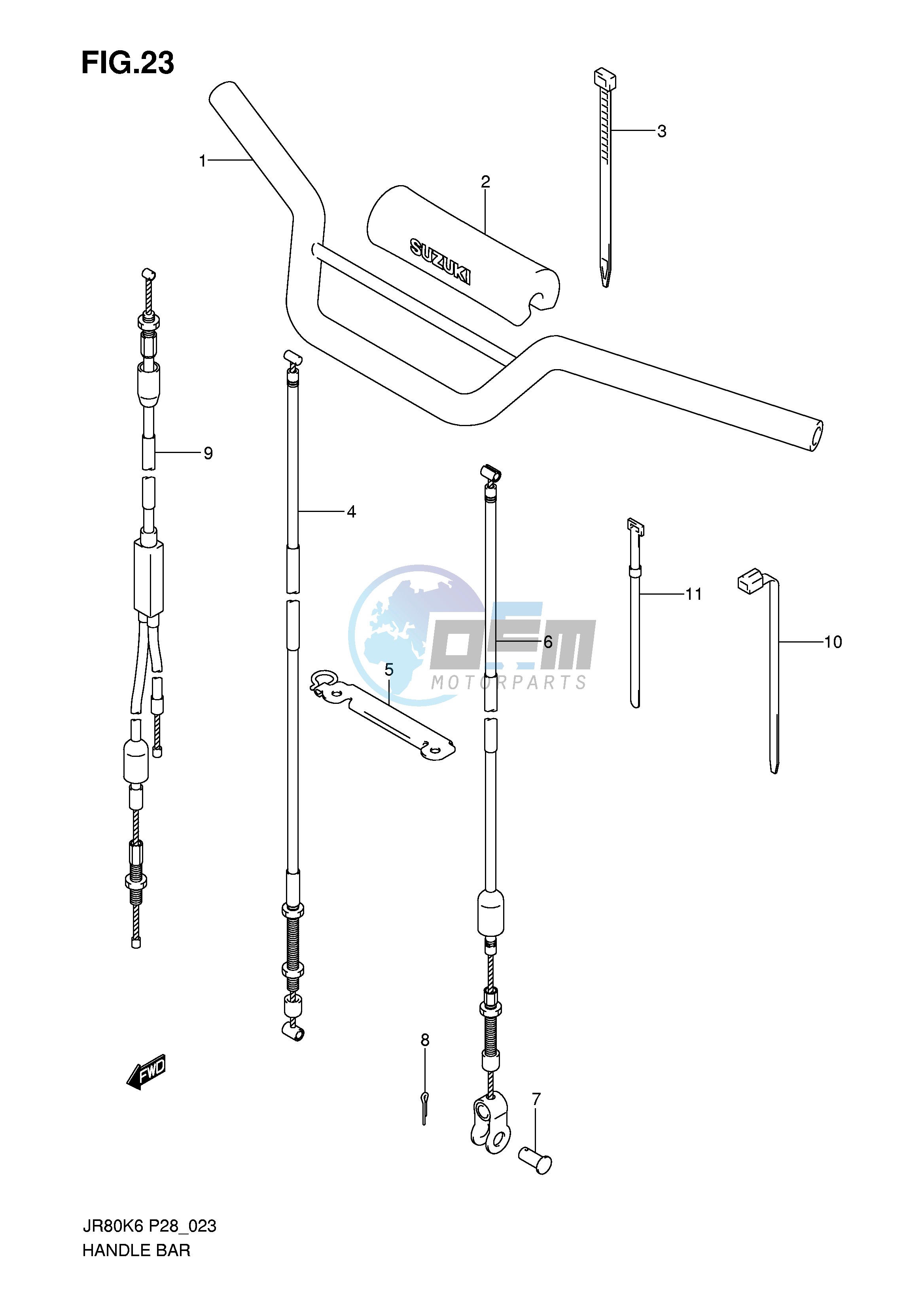 HANDLEBAR - CABLE