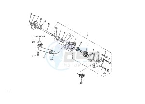 XC VERSITY 300 drawing WATER PUMP