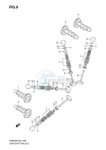 SV650 (E2) drawing CAMSHAFT   VALVE