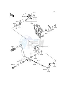 VULCAN_S_ABS EN650BFF XX (EU ME A(FRICA) drawing Gear Change Mechanism