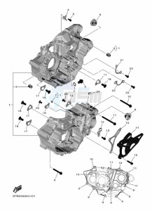 YZ250F (B7BS) drawing CRANKCASE