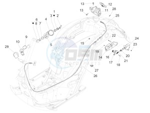 GTS 250 (EMEA, APAC) (AU, Eu, IL, J, Ri) drawing Locks