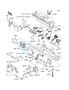 JET SKI STX-15F JT1500A7F FR drawing Fuel Injection