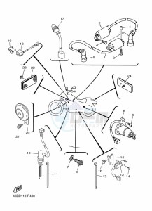 XV250 XV250M (BJP3) drawing ELECTRICAL 2