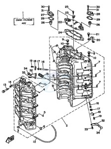 L250AETO drawing CYLINDER--CRANKCASE-1