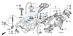 TRX420FAA Europe Direct - (ED) drawing FUEL TANK