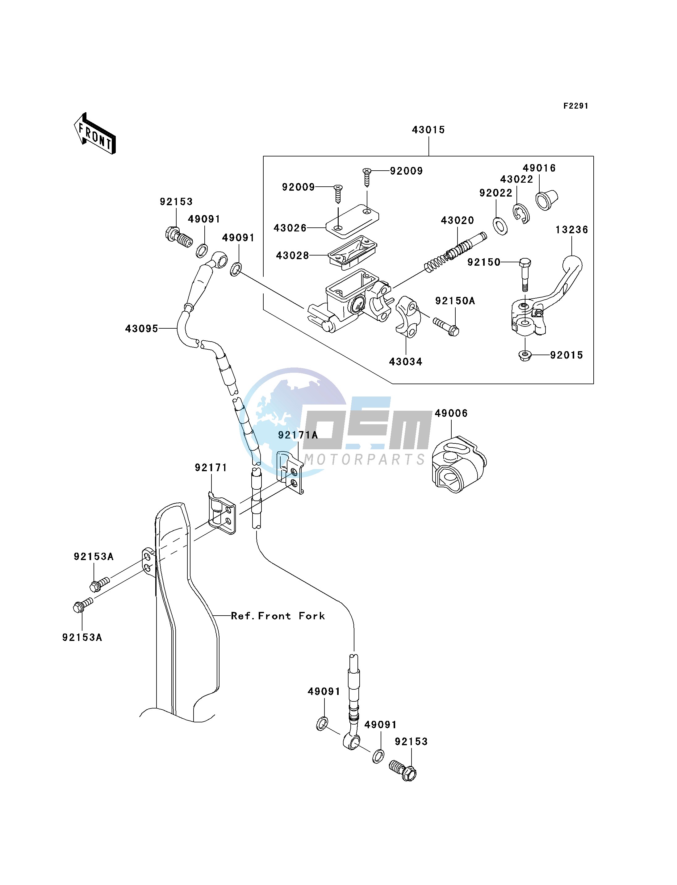 FRONT MASTER CYLINDER