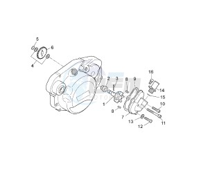 TZR 50 drawing WATER PUMP