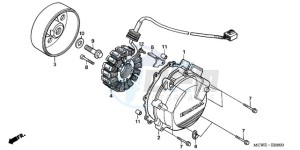 VFR8009 UK - (E / MME TWO) drawing GENERATOR