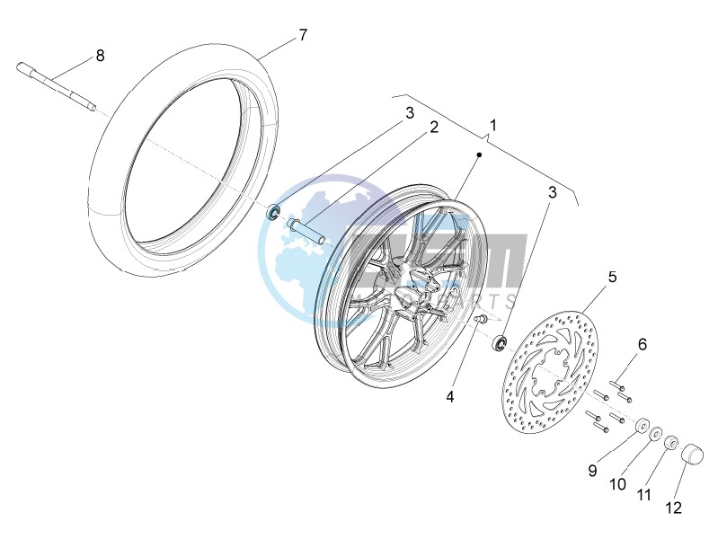 Front wheel