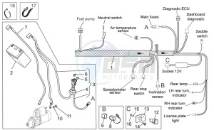 Stelvio 1200 1200 drawing Electrical system II