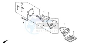 C50SW drawing OIL PUMP