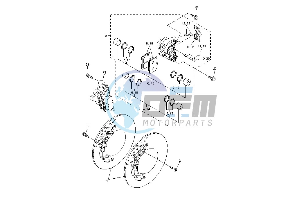 FRONT BRAKE CALIPER