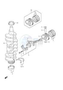 DF 90A drawing Crankshaft