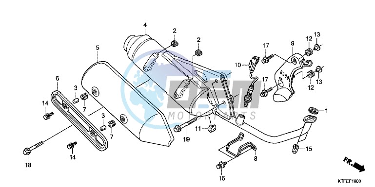 EXHAUST MUFFLER