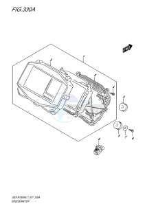 GSX-R1000 EU drawing SPEEDOMETER