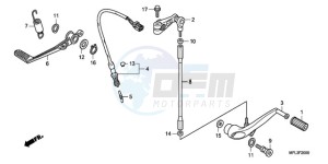 CBR1000RA9 ED / ABS REP drawing PEDAL