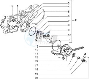 Zip 50 SP drawing Driving pulley