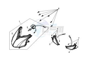 JET 4 125cc drawing HEADLAMP CPL