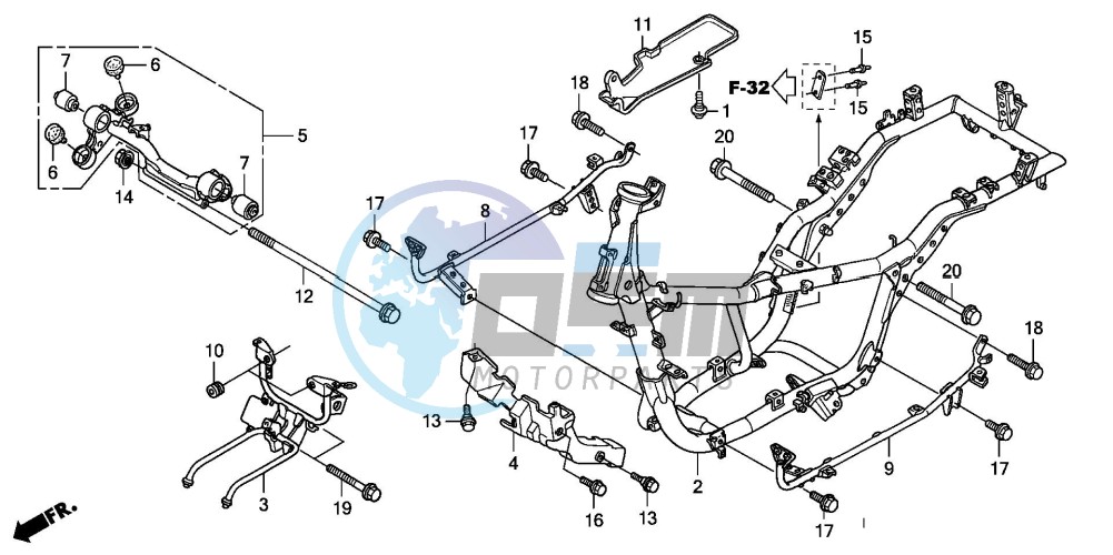 FRAME BODY (FES1253-5)(FES1503-5)