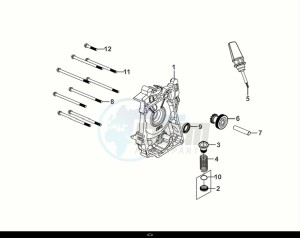 FIDDLE II 50 (AF05W5-EU) (E5) (M1) drawing R.CRANKCASECOVER