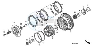 CBR600RR9 Europe Direct - (ED / MME) drawing CLUTCH