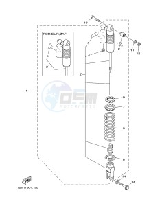 YZ85 YZ85LW (1SP1 1SP3) drawing REAR SUSPENSION