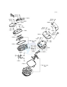 VULCAN_1700_VOYAGER_ABS VN1700BEF GB XX (EU ME A(FRICA) drawing Cylinder Head Cover