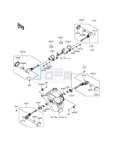 VULCAN_S EN650AFF XX (EU ME A(FRICA) drawing Turn Signals