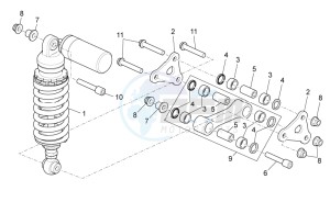 Tuono V4 1100 Factory (EMEA, APAC) (AU, EU, HK, JP, MAL, RC, S, T, TH) drawing Rear shock absorber