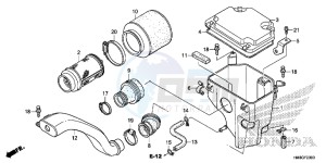 VT750CA9 Ireland - (EK / ST) drawing AIR CLEANER