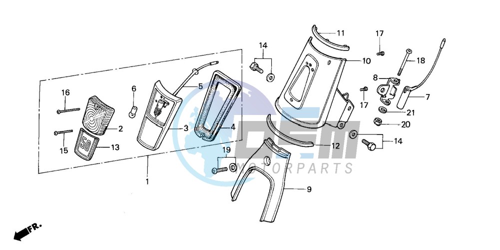 TOP COVER/POSITION LAMP