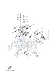 MT07A MT-07 ABS 700 (1XB5 1XB7) drawing TAILLIGHT