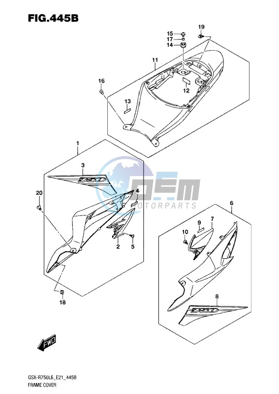 FRAME COVER L6 (AJP)