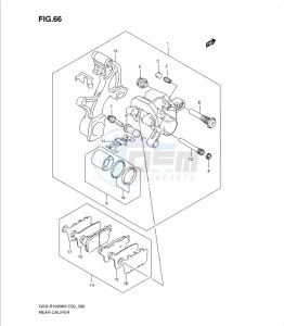 GSX-R1000 drawing REAR CALIPER