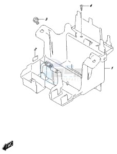 DL650 drawing BATTERY HOLDER