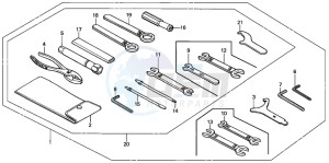 VT750C3 drawing TOOLS