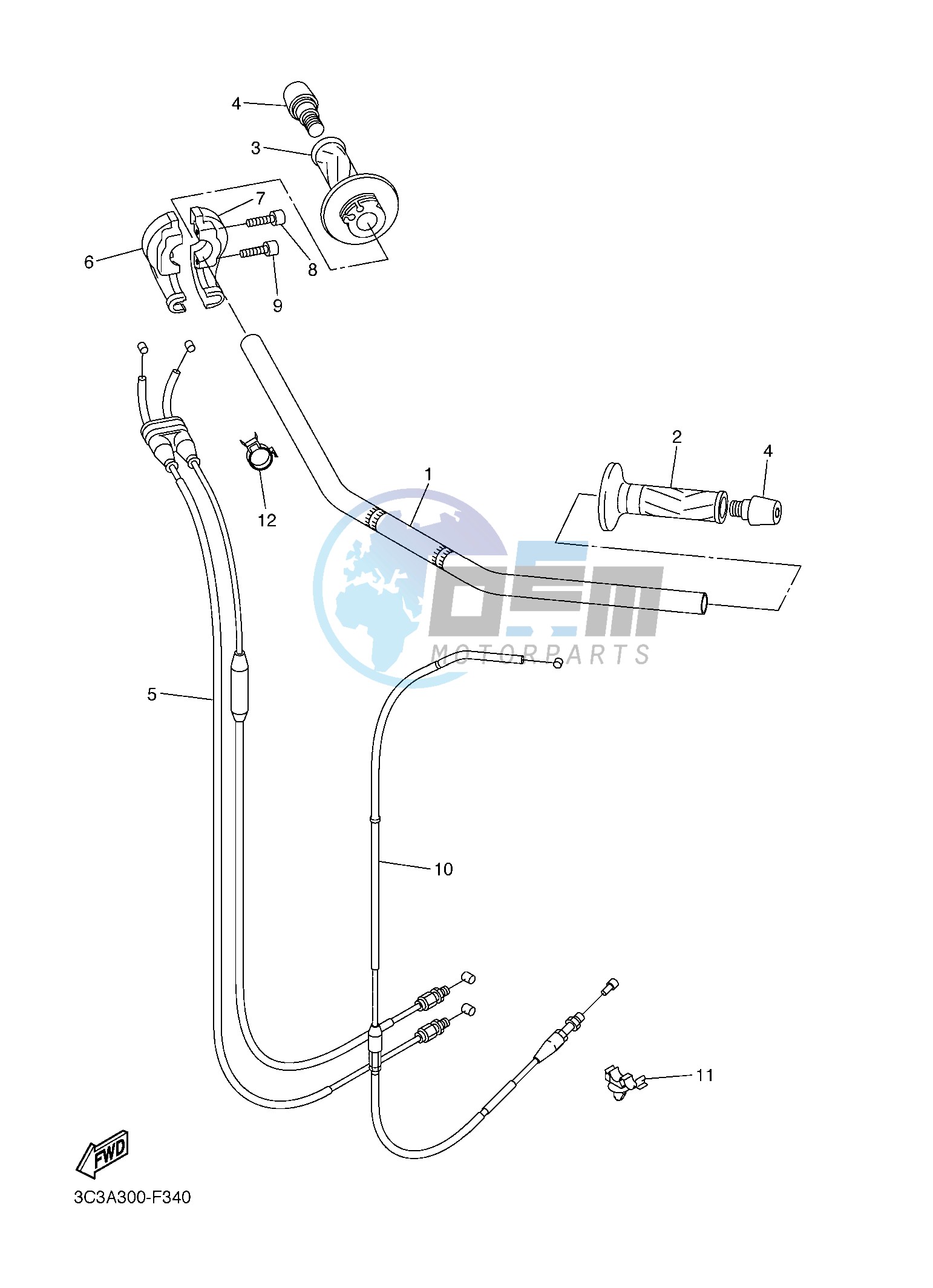 STEERING HANDLE & CABLE