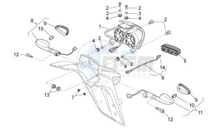 Breva 1200 drawing Taillight