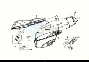 ORBIT III 50 (XE05W2-NL) (E5) (M1) drawing SEAT - REAR GRIP